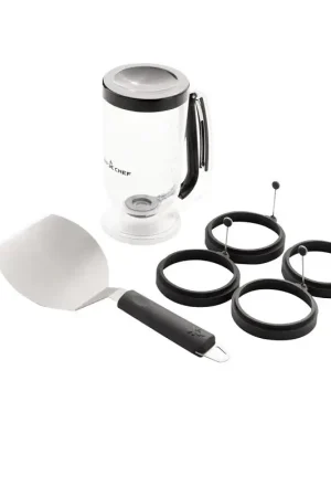 Camp Chef BFSET6 Breakfast Kit, Stainless Steel Blade, Soft-Touch Handle Professional Grade