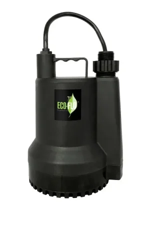 Direct From Factory Eco-Flo SUP55 Submersible Utility Pump, 115 V, 1/4 hp, 1980 gph, Thermoplastic