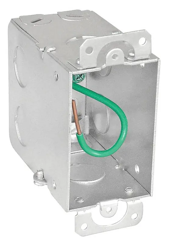 Instant Buy Southwire G603-R-UPC Switch Box, 1-Gang, 11-Knockout, 1/2 in Knockout, Steel, Silver, Galvanized