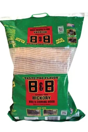 Bargain B & B Charcoal B00202 Hickory Cooking Wood, 0.65 cu-ft Bag