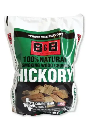 B & B Charcoal 00129 Series Smoking Chunk, Hickory, Wood, 549 cu-in Popular