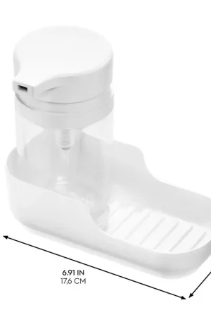 Order Now iDESIGN 23044 Soap Pump, 310 mL, Polypropylene, White, Pack of 4
