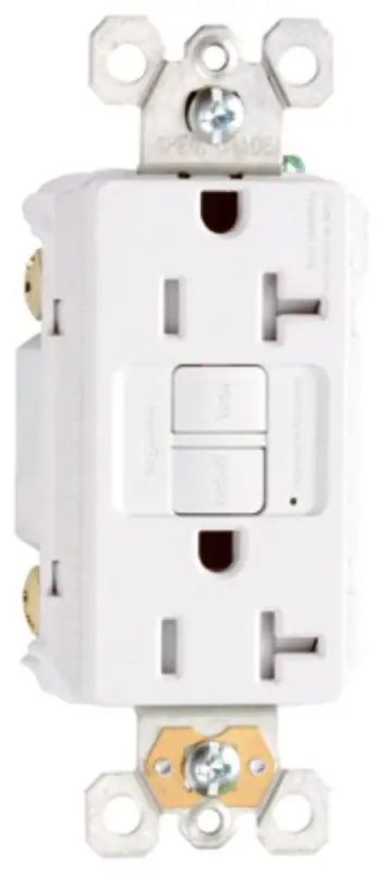 Best Price Legrand radiant Series 2097TRWCCD12 GFCI Duplex Receptacle, Nylon, White, 2-Pole, 20 A, 125 VAC, NEMA: 5-20R