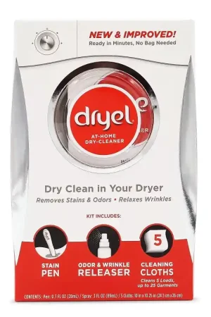 Dryel 33004 Cleaning Cloth, 7-1/4 in L, 4.38 in W, 2.13 in Thick Price Cut