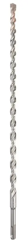 Milwaukee M/2 Series 48-20-7477 2-Cutter Rotary Hammer Drill Bit, 1/2 in Dia, 18 in OAL, 4 -Flute, 25/64 in Dia Shank Hassle-Free Returns