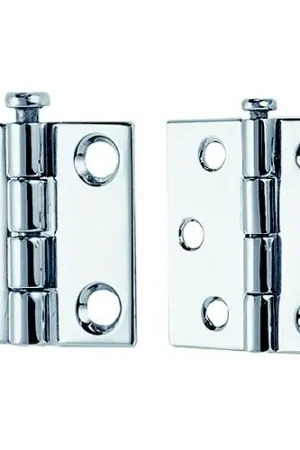 1-1/2 x 1-1/2 Rem Pin Hinges, 4 Hole #8 Fastener, 1 pr. Super Sale