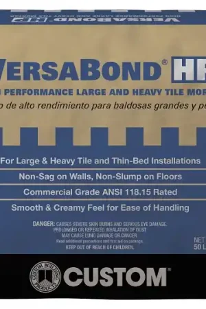Versabond VBHPG50 High-Performance Large and Heavy Mortar, Gray, Solid, 50 lb Bag Get Yours