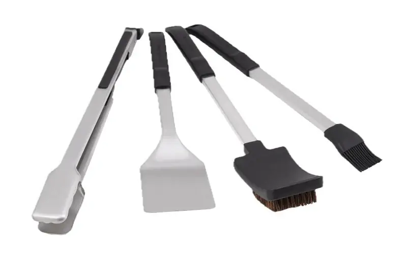 Reduced Price Broil King Baron 64003 Grilling Tool Set, Stainless Steel Blade, Plastic Resin Handle