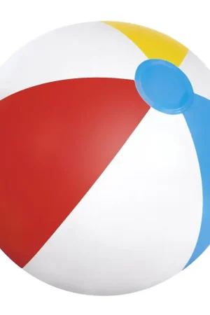 Fan Favorite Bestway H2O Go 31021E Beach Ball, 20 in Dia, Vinyl, Multi-Color