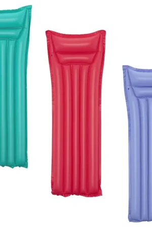 Instant Buy Bestway 44007E Air Mat, Vinyl, Assorted (Pink/Blue/Yellow/Green)