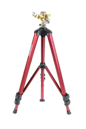 Chapin 4996 Tripod Lawn Sprinkler with Impact Sprinkler Head, 20 to 35 ft, Brass/Metal/Nitrile Express Delivery