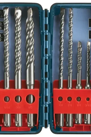 New Arrival Bosch Bulldog HCK001 Rotary Hammer Bit Set, 7-Piece, Carbide