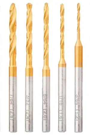 Price Cut Dremel 628HP Drill Bit Set, 7-Piece, Stainless Steel, Titanium-Coated