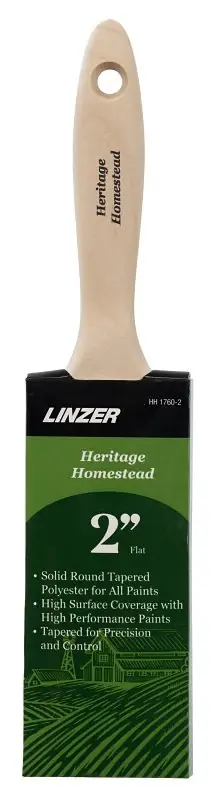 Save Now Linzer HH1760-2 Varnish/Wall Brush, 2 in W, 2-1/2 in L Bristle, Polyester Bristle