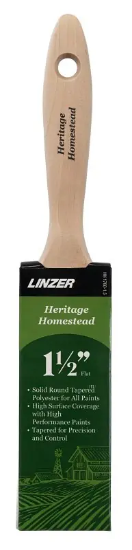 Linzer HH1760-1.5 Varnish/Wall Brush, 1-1/2 in W, 2-1/4 in L Bristle, Polyester Bristle Low Price