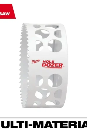 Limited Offer Milwaukee 49-56-9645 Hole Saw, 4 in Dia, 1-5/8 in D Cutting, 1/2-20 Arbor, 4, 5 TPI, Bi-Metal Cutting Edge