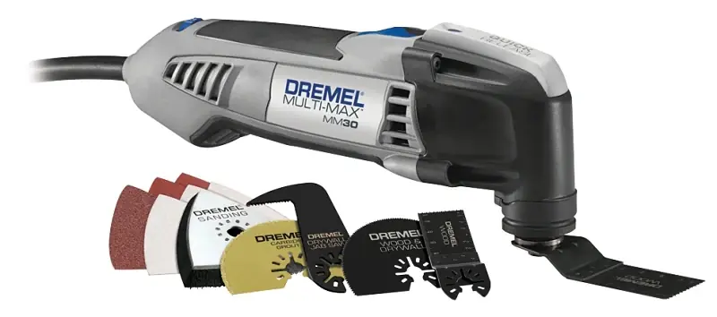 Budget Dremel Multi-Max MM35-02 Corded Oscillating Multi-Tool Kit, 3.5 A, 10,000 to 21,000 opm OPM, 3.2 deg Oscillating