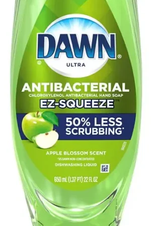 Dawn 52044 Antibacterial Hand Soap, 22 fl-oz Bottle, Liquid, Apple Blossom, Clear Green, Pack of 8 Cheap