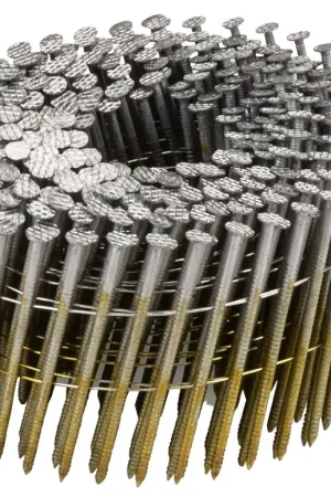 Grab Now ProFIT 0640151S Collated Nail, 2-1/2 in L, 316 Stainless Steel, Round Head, Ring Shank