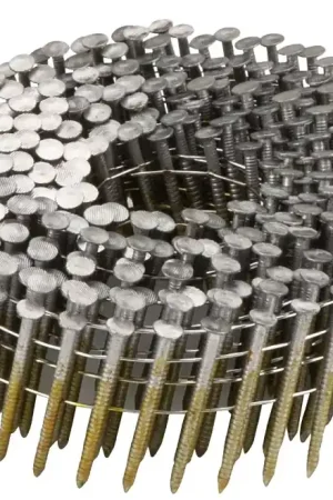 Luxury ProFIT 0640091S Collated Nail, 1-1/2 in L, 316 Stainless Steel, Round Head, Ring Shank