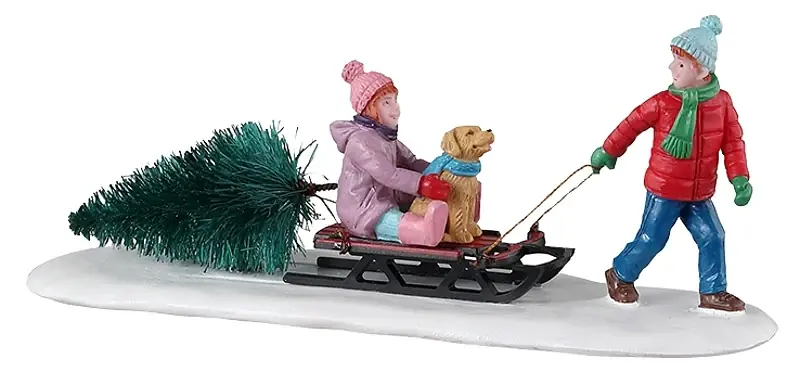 Lemax 33628 Bringing Home Our Tree, Pack of 18 Shop Now