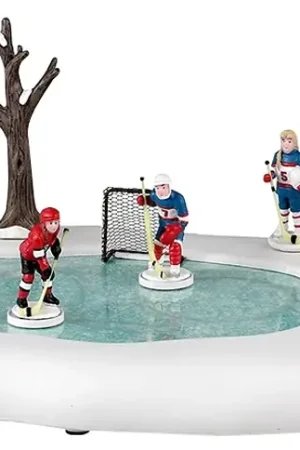 Latest Lemax 34085 Girls Play Hockey Too, B/O, 4.5 V, Pack of 8