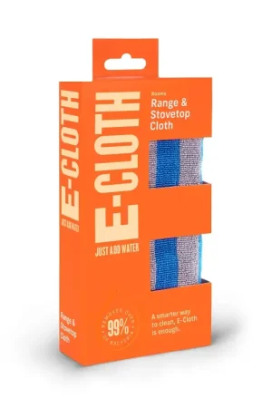 e-cloth 10618S Range and Stovetop Cloth, 12-1/2 in L, 12-1/2 in W, Polyamide/Polyester/Polypropylene, Blue/Gray Same Day Shipping