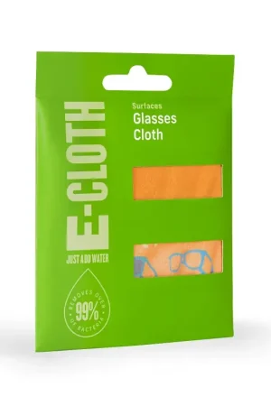 e-cloth 10623 Eyeglasses Cloth, 7.4 in L, 7.4 in W, Polyamide/Polyester, Orange Don't Miss Out
