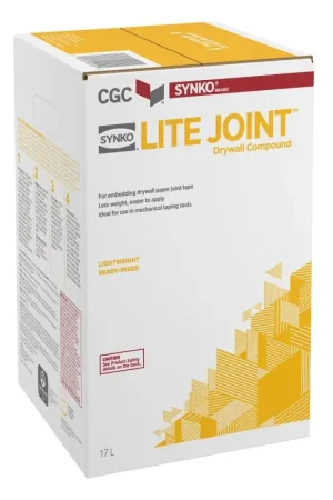 New Release Synko Lite Joint 332032 Drywall Compound, Paste, Off White, 17 L