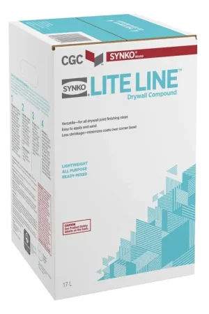 Time-Limited Synko Lite Line 332030 Drywall Compound, Paste, Off White, 17 L