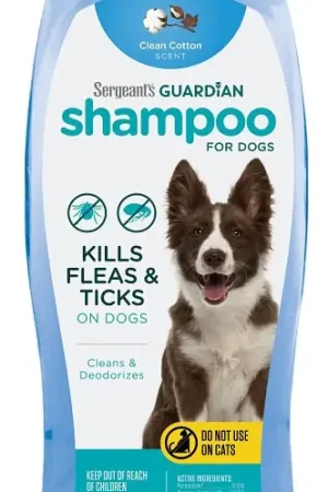 Sergeant's Guardian Series 102 Flea and Tick Shampoo, Clean Cotton, 18 oz Bargain