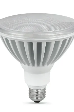 Budget Feit Electric PAR38DM/3750/5K/LED High-Output Reflector LED Bulb, PAR38 Lamp, 250 W Equivalent, E26 Medium Lamp Base