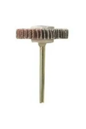 Shop Now Dremel 502 Flap Wheel, 3/8 in Dia, 1/8 in Arbor, 80 Grit, Medium, Emery Abrasive
