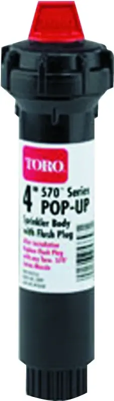 Fresh Stock Toro 53821 Pop-Up Body, ABS, Specifications: 20 to 50 psi, For: Toro Nozzles