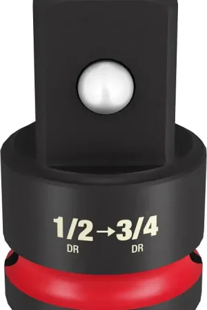 Affordable Milwaukee SHOCKWAVE Impact Duty 49-66-6726 Socket Adapter, 1/2 in Drive, 3/4 in Output Drive, 1.89 in L