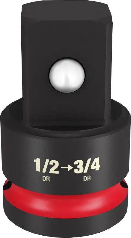 Affordable Milwaukee SHOCKWAVE Impact Duty 49-66-6726 Socket Adapter, 1/2 in Drive, 3/4 in Output Drive, 1.89 in L