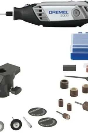 Limited Time Dremel 3100-1/15 Rotary Tool Kit, 1.2 A, 1/32 to 1/8 in Chuck, Keyed Chuck, 5000 to 35,000 rpm Speed
