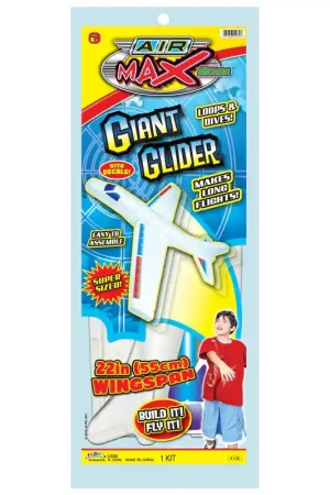 Ja-Ru Air Max Giant Glider Airplane Multicolored, Pack of 12 Buy Direct