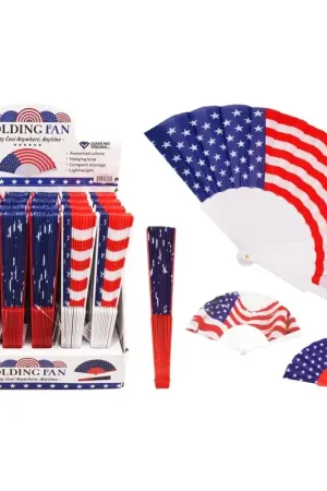 Diamond Visions Folding hand fan 1 pk, Pack of 24 Secure Checkout
