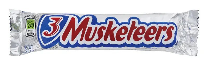 3 Musketeers Milk Chocolate Candy Bar 1.92 oz, Pack of 36 Hot Deal