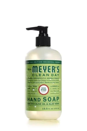 Final Sale Mrs. Meyer's Clean Day Organic Iowa Pine Scent Liquid Hand Soap 12.5 oz, Pack of 6