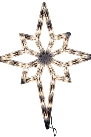 Best Seller Santas Forest 60865 Star of Bethlehem Light, Internal Light/Music: Internal Light, Pack of 12