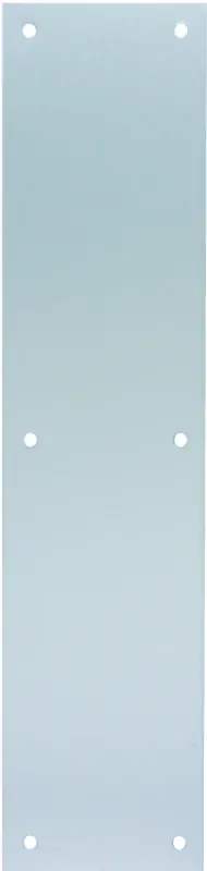 Certified Schlage C8200PA28 3.5X1 Push Plate, Aluminum, Anodized, 15 in L, 3-1/2 in W