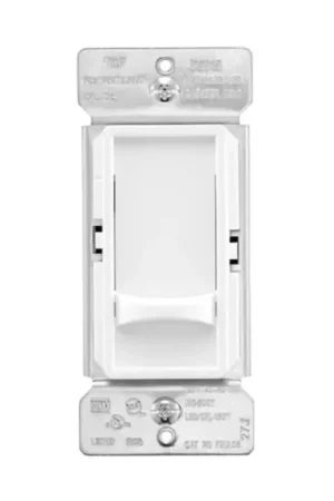 Eaton FSUL06-W-KB-L LED Slide Dimmer, 120 V, 3-Gang, CFL, Fluorescent, Halogen, Incandescent, LED Lamp, White Seasonal Sale