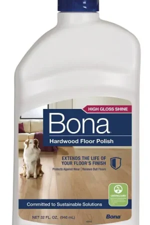 Bona WP510051002 Floor Polish, 32 oz Bottle Crafted