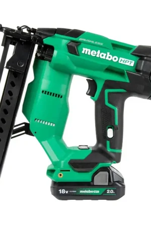 While Supplies Last Metabo HPT N1804DAM Cordless Stapler, Battery Included, 18 V, 2 Ah, 1/4 in W Crown, 1/2 to 1-1/2 in L Leg