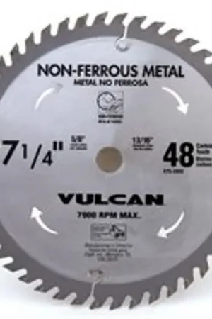 Affordable Vulcan 410761OR Circular Saw Blade, 7-1/4 in Dia, 5/8 and 13/16 Diamond in Arbor