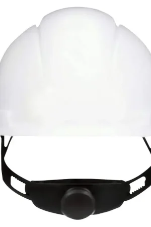 3M SecureFit CHH-R-W6-SL Non-Vented Hard Hat with Ratchet Adjustment, One-Size, 4-Point Ratchet Suspension, White While Supplies Last