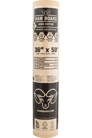 Ram Board RBHE 36-50 Floor Protector, 50 ft L, 36 in W Limited Offer
