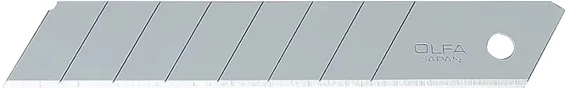 Olfa 1092625 Knife Blade, 18 mm, Carbon Steel, 8-Point, For: 18 mm Snap-Off Blade Trusted Brand